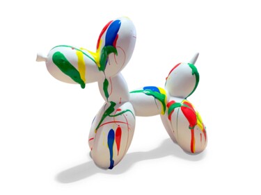 Sculpture titled "Baloon Dog" by Daniel Carena, Original Artwork, Accessories
