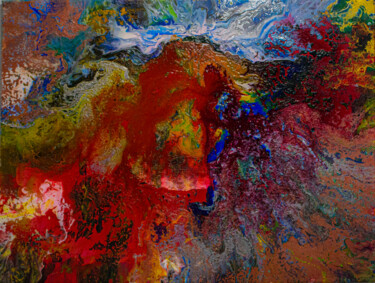 Pittura intitolato "Mundo Fogo" da Daniel Cerqueira, Opera d'arte originale, Acrilico