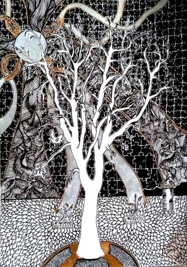 Drawing titled "Arbol de Rivera (Ri…" by Dannych, Original Artwork, Ink