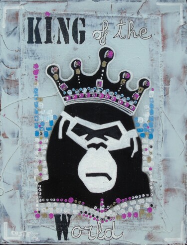 Peinture intitulée "king" par Daniel Coste, Œuvre d'art originale, Acrylique
