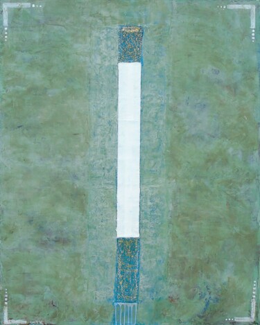 Картина под названием "eau2023un" - Daniel Coste, Подлинное произведение искусства, Акрил Установлен на Деревянная рама для…