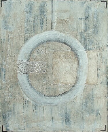 Painting titled "cercle-v.jpg" by Daniel Coste, Original Artwork, Acrylic