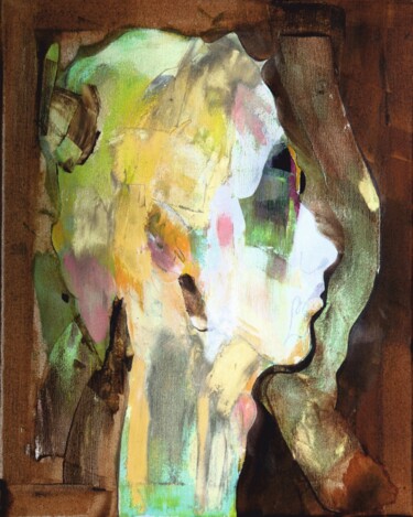 제목이 "Autumn pride"인 미술작품 Daniel Derderian로, 원작, 기름 나무 들것 프레임에 장착됨