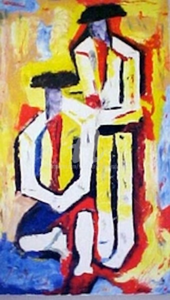 Painting titled "Matador" by Daniel Dr. El Dan (Mdaniel), Original Artwork, Oil