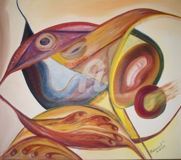 Peinture intitulée "Le Sourire" par Daniel Dr. El Dan (Mdaniel), Œuvre d'art originale, Huile