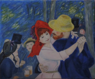 Peinture intitulée "dance at bougival" par Daniel Dumetz, Œuvre d'art originale, Acrylique
