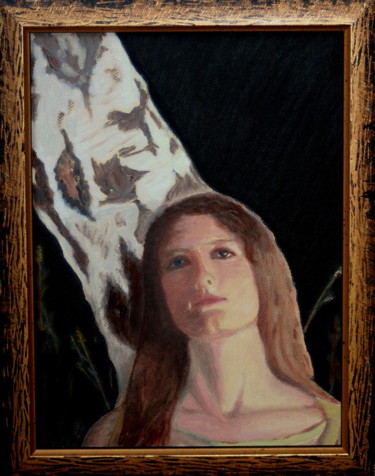 Painting titled "Mystique" by Daniel Dumetz, Original Artwork, Oil