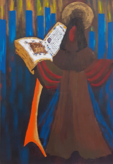 Painting titled "Métropolite Daniel" by Daniel Garcia (Léo), Original Artwork, Acrylic