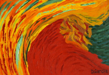 Peinture intitulée "Emotion du 11 septe…" par Daniel Garcia (Léo), Œuvre d'art originale, Acrylique