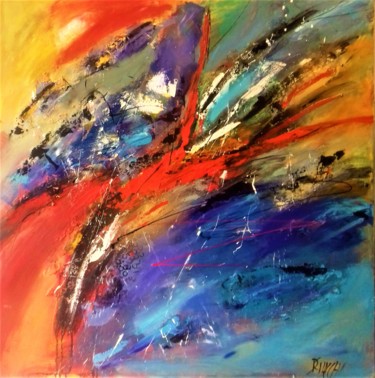Painting titled "confusion-celeste-9…" by Daniel Giacchi, Original Artwork