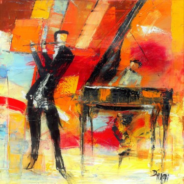 Painting titled "duo-classique-hst-5…" by Daniel Giacchi, Original Artwork