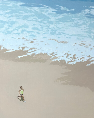 Картина под названием "The race of life" - Daniel Gibert, Подлинное произведение искусства, Масло Установлен на Деревянная р…