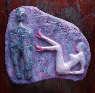Escultura intitulada "Love History # 5" por Daniel Gomez, Obras de arte originais, Concreto