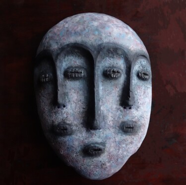 Skulptur mit dem Titel "Sad Chocó" von Daniel Gomez, Original-Kunstwerk, Beton