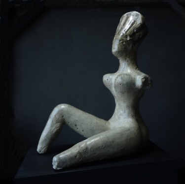 Sculpture intitulée "My Cleopatra" par Daniel Gomez, Œuvre d'art originale, Béton