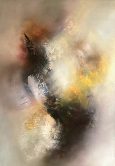 Pittura intitolato "Abstrait" da Daniel Hoffman, Opera d'arte originale, Olio