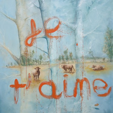 Painting titled "je t'aime.jpg" by Daniel Jacquinot, Original Artwork, Oil