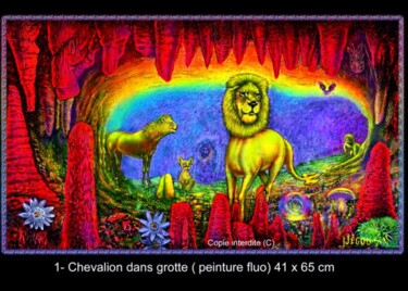Pittura intitolato "CHEVALIONS" da Daniel Jègoû, Opera d'arte originale, Altro