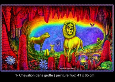 Картина под названием "Chevalion" - Daniel Jègoû, Подлинное произведение искусства