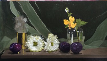 "Oil on linen" başlıklı Tablo Flatty tarafından, Orijinal sanat, Petrol