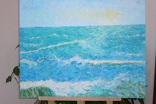 Peinture intitulée "Danse avec la mer" par Daniel Jouenne, Œuvre d'art originale