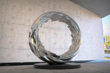 Sculpture titled "Odyssey#1" by Daniel Kei Wo, Original Artwork, Stainless Steel