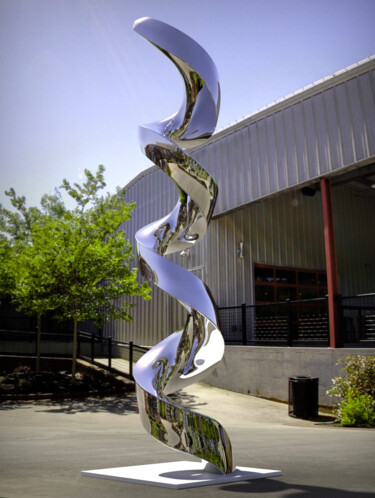 雕塑 标题为“Continuum#10” 由Daniel Kei Wo, 原创艺术品, 不锈钢