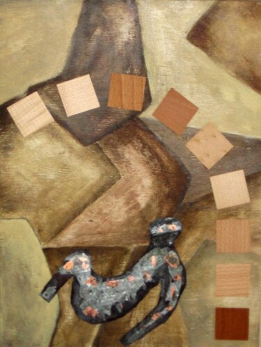 Painting titled "La répétition" by Daniel Lalonde, Original Artwork