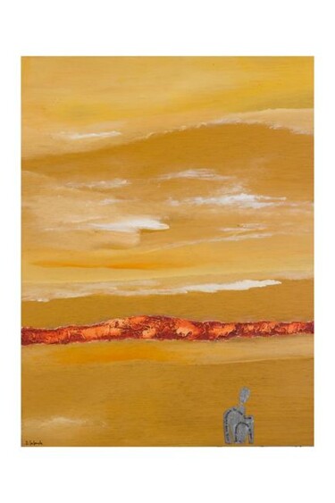 Peinture intitulée "Vaste mer d'intérie…" par Daniel Lalonde, Œuvre d'art originale