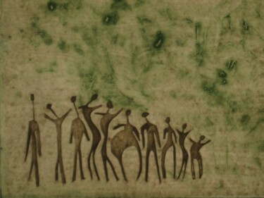 Peinture intitulée "Traces d'humanité 1…" par Daniel Lalonde, Œuvre d'art originale