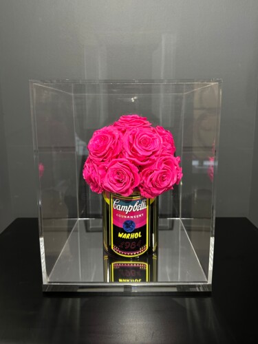 Sculpture intitulée "Warhol 1984" par Daniel Lapp, Œuvre d'art originale, Résine
