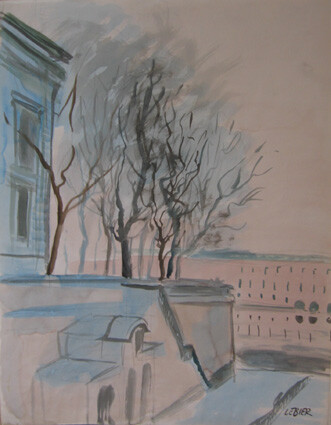 Painting titled "Quai de La Daurade,…" by Daniel Lebier, Original Artwork