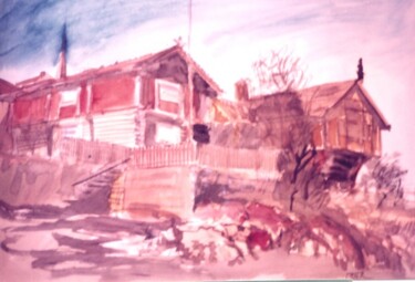 Painting titled "Suède Lysekil 3" by Daniel Lebier, Original Artwork