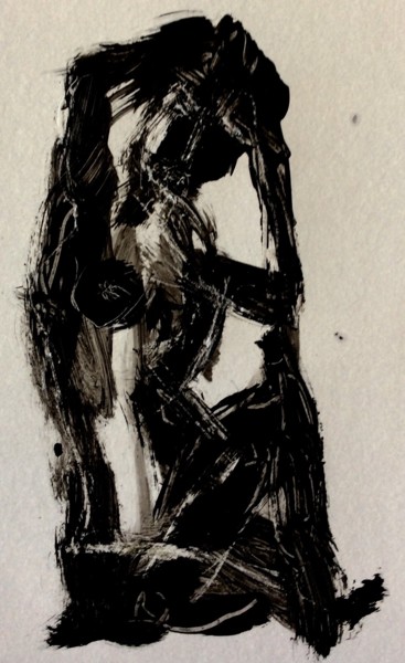 Pittura intitolato "ICONE nue" da Daniel Lefevre, Opera d'arte originale, Acrilico