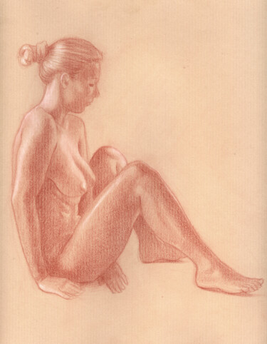 Drawing titled "assise" by Daniel Martins, Original Artwork, Other