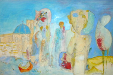 Schilderij getiteld "Altea 1" door Daniel Palumbo, Origineel Kunstwerk, Olie