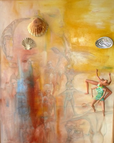 Peinture intitulée "equilibre" par Daniel Palumbo, Œuvre d'art originale
