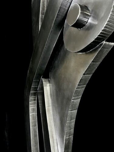 Sculpture titled "Amazone 180" by Daniel Perreu, Original Artwork, Metals