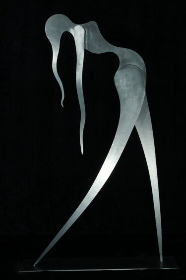 Скульптура под названием "Souplesse" - Daniel Perreu, Подлинное произведение искусства, Металлы