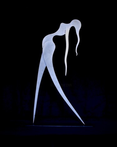 Rzeźba zatytułowany „souplesse” autorstwa Daniel Perreu, Oryginalna praca, Stal nierdzewna
