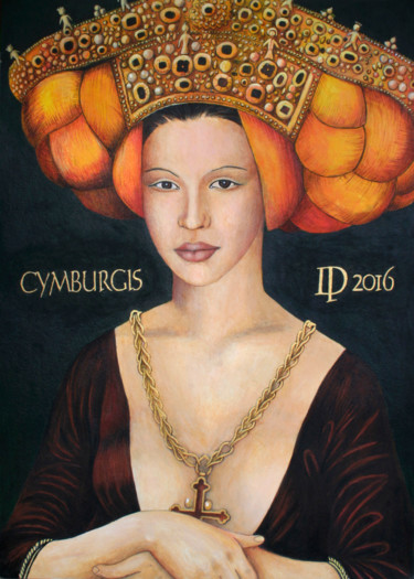 Pintura intitulada "cymburgis-small.jpg" por Daniel Porada, Obras de arte originais, Acrílico