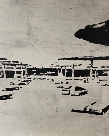 Malarstwo zatytułowany „Strand Makadi Bay” autorstwa Daniel Pultorak, Oryginalna praca, Olej Zamontowany na Drewniana rama n…