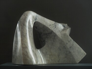 L'ARCHE. Marbre des Pyrénées. Sculpture intitulée "L'ARCHE. Marbre des…" par Daniel Sanchez, Œuvre d'art originale, Pierre