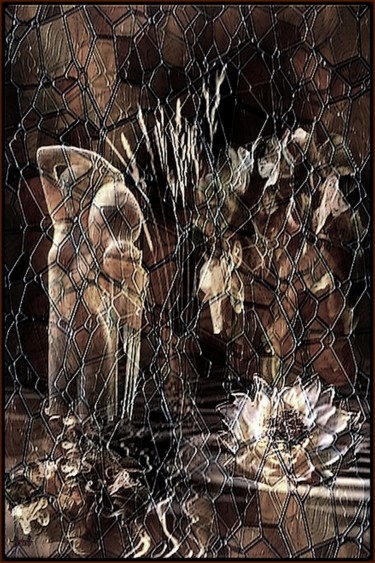 Arts numériques intitulée "LA RAVISSEUSE DEAU.…" par Daniel Sirius, Œuvre d'art originale, Peinture numérique