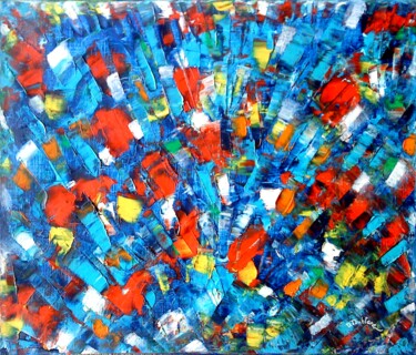 Peinture intitulée "KALEIDOSCOPE" par Daniel Toublanc, Œuvre d'art originale, Huile