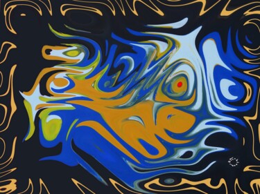 J'EXISTE Arts numériques intitulée "J'EXISTE" par Daniel Toublanc, Œuvre d'art originale