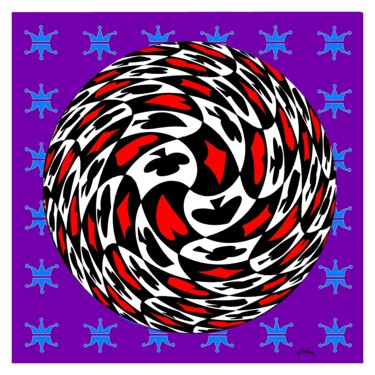 EMBROUILLES Arts numériques intitulée "EMBROUILLES" par Daniel Toublanc, Œuvre d'art originale, Peinture numérique