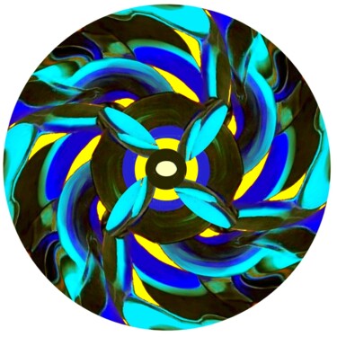 Arts numériques intitulée "Mandala X Variation…" par Daniel Toublanc, Œuvre d'art originale