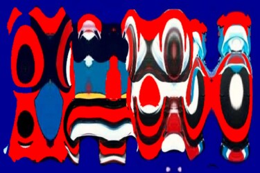 Digitale Kunst mit dem Titel "MESSAGE EXTRATERRES…" von Daniel Toublanc, Original-Kunstwerk, Digitale Malerei