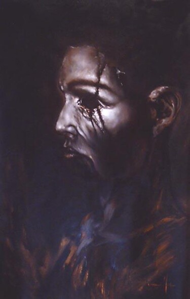 Pittura intitolato "Nocturna" da Daniel Victor, Opera d'arte originale, Olio
